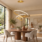 KRA Avize Saturn Gold 3’lü Kumandalı 3 Renk LED Avize