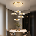 Kayra Lüks Modern 5'li 3 Renk Kumandalı Ledli Avize