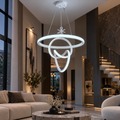 KRA İmza Infinity Modern LED Sarkıt Avize – 3 Renk Kumandalı Dimmerli