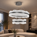 KRA Avize Bulut Modern Akrilik LED Sarkıt Avize – 3 Renk Işık