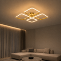 March Plafonyer Eskitme Avize 3 Renk Kumandalı Luxella Gece Modlu Salon Avizesi