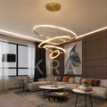 Saturn Gold 4'lü Yeni Ultra Süper Beyaz Ledli Avize