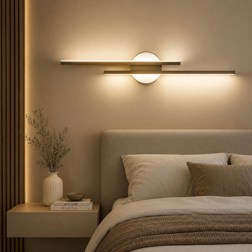 Azra Beyaz Model 55 cm Çift Taraflı Gün Işığı LED Duvar Apliği (Pilli DEğildir )