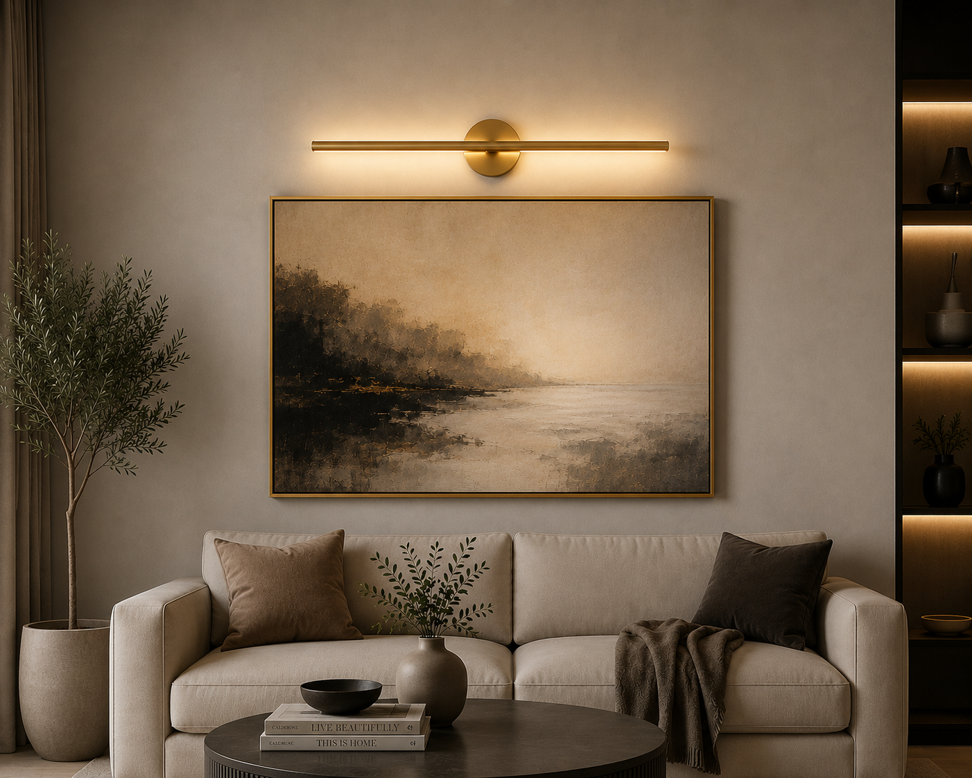 Aura Eskitme Gold Mimari 60 cm Tablo Apliği