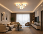 KRA Avize Butterfly 3’lü Modern 3 Renk Led Plafonyer Avize