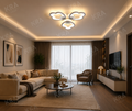 KRA Avize Butterfly 3’lü Modern 3 Renk Led Plafonyer Avize