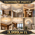 Ekonomik Ev Paketi 2 Beyaz Tam 7 Parça
