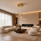 KRA Avize Kelebek 5’li Gold 3 Renk LED Modern Sarkıt Avize