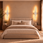 Bohem Model 50 cm Çift Taraflı Gün Işığı Kristal LED Duvar Apliği 2 Adet (Pilli DEĞİLDİR )