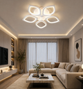 Yonca 5 Plafonyer Lüks Modern 5'li 3 Renk Ledli Avize